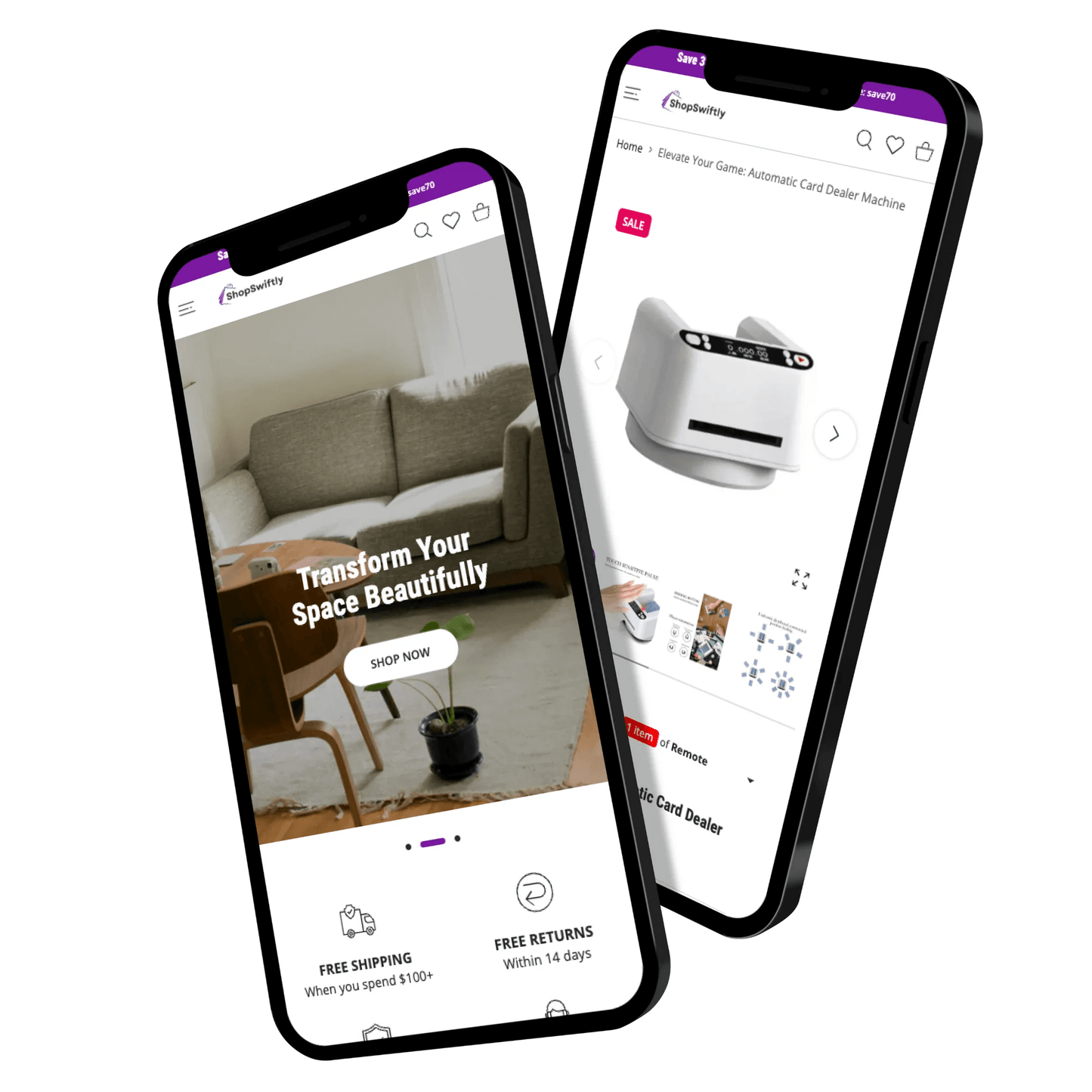 Custom-Built Dropshipping store